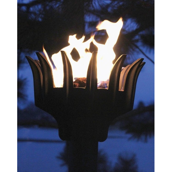 Liberty Tiki Torch in Use
