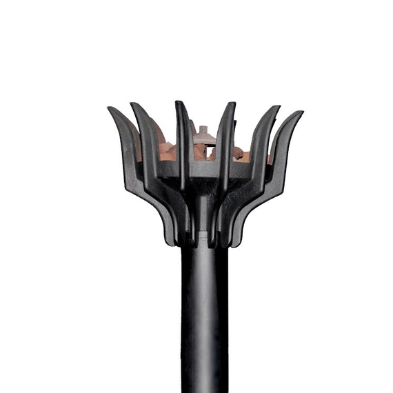 Black Liberty Cast Aluminum Gas Tiki Torch Head For 3" OD Pipes Liberty Tiki Torch