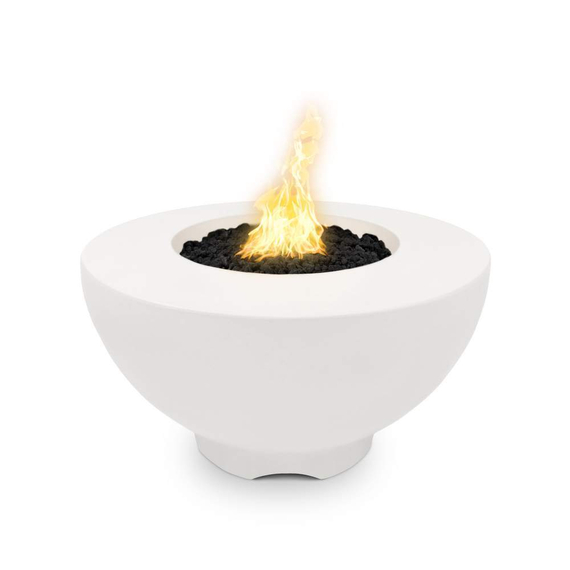 37" Soria Fire Pit in Limestone Finish