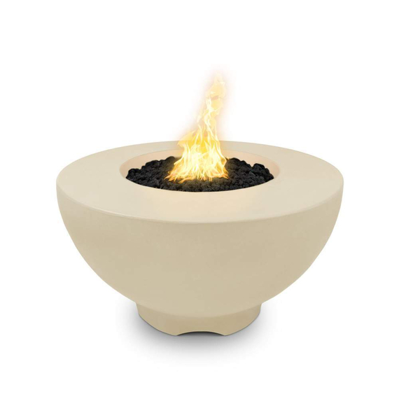 37" Soria Fire Pit in Vanilla Finish