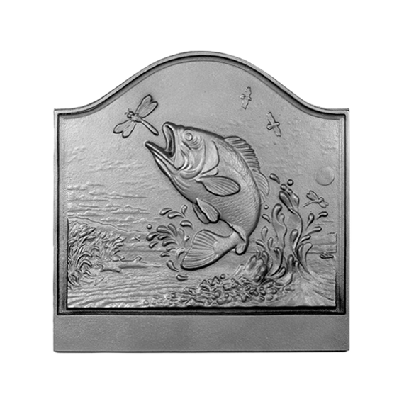Bass Fish Design Fireback
