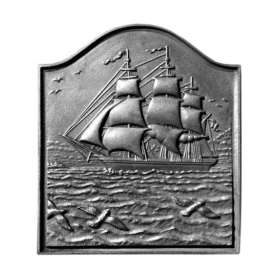 Small Clipper Ship Design Pennsylvania Fireback