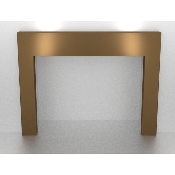 3 Sided Fireplace Surround In Aztec Gold