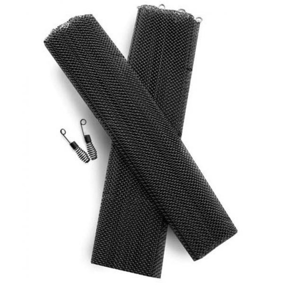 Black 1/4" Weave Fireplace Mesh Screen Sets