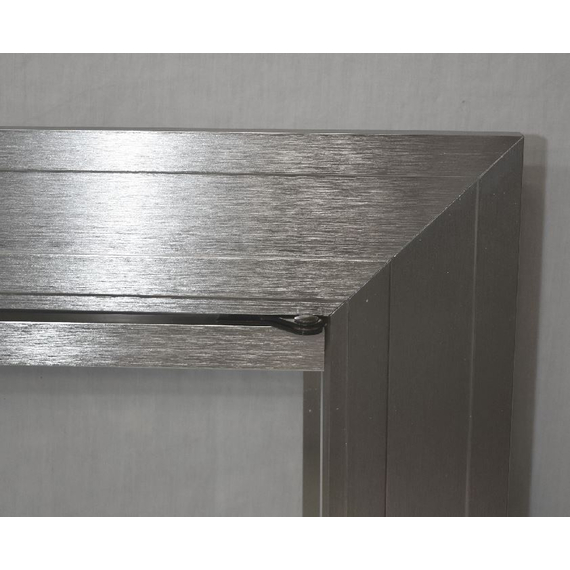 Savannah Brushed Satin Nickel Corner Detail