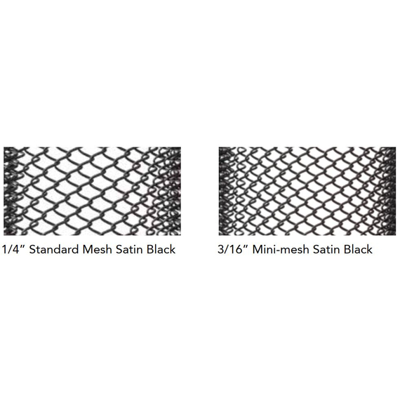 Mesh Weave Comparison 1/4" Weave To 3/16" Weave
