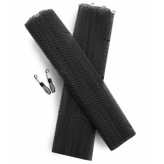 Fireplace mesh curtain - 2 panels