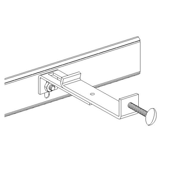 Back View Of Fender With Lintel Clamp