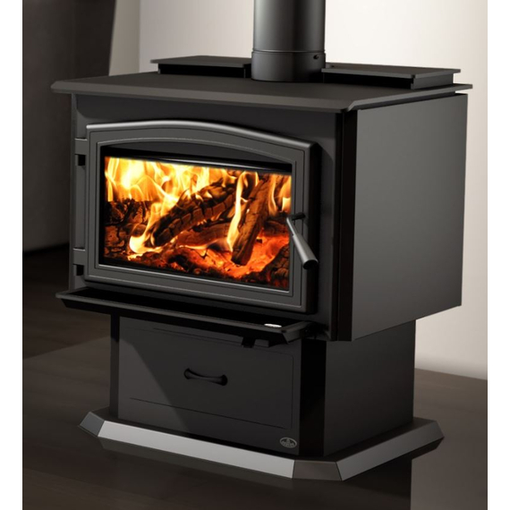 Osburn 3500 Wood Stove -Black Overlay
