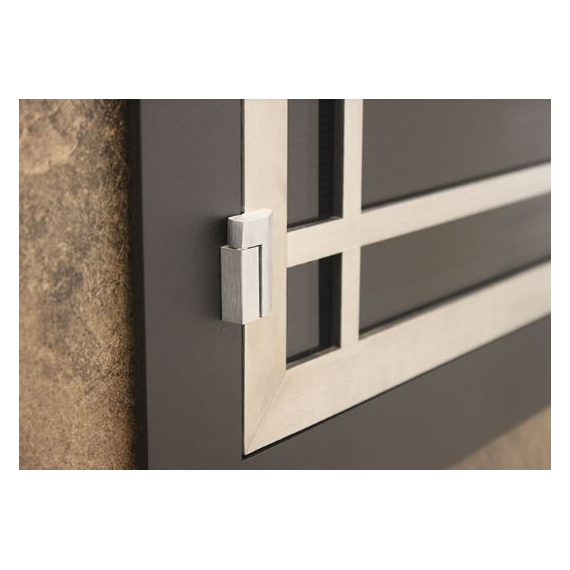 Inset Hinge Style And Shows How Door Is Flush With Main Frame