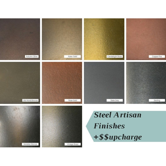 Artisan finishes for steel Design Specialties tool sets