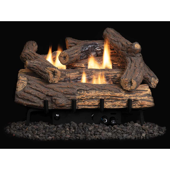 Superior Golden Oak 18" Ventless Gas Log Set