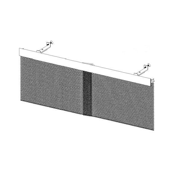 Recessed Screen Assembled