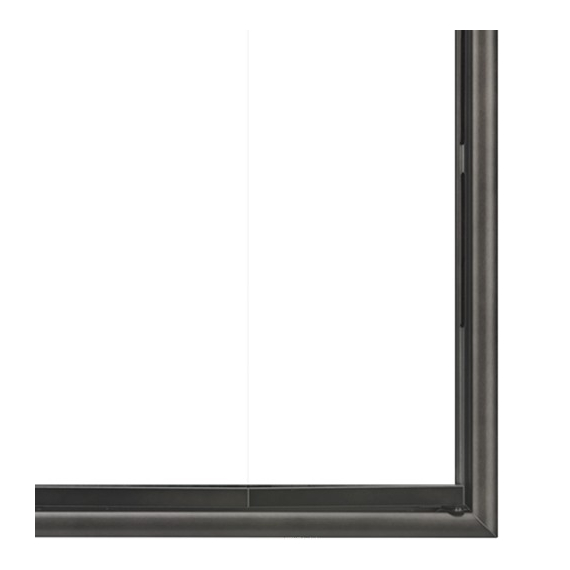 Silhouette Fireplace Door Bottom Right Corner Detail