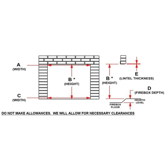 Where To Measure Firebox Height