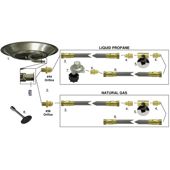 Drop in Parts and Included List