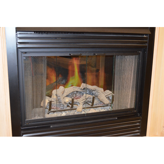 Nightwell Fireplace Door With Closed Door