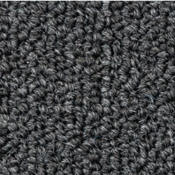 Goods of the Woods 48” x 27” Cottage Charcoal Half-Round Hearth RugColor Swatch