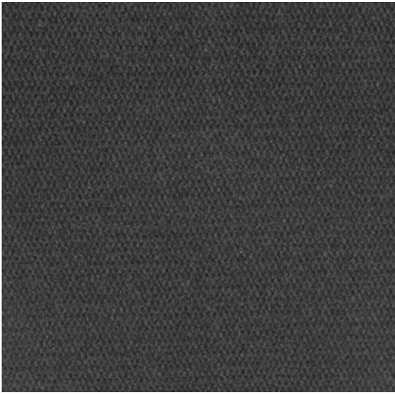 Goods of the Woods 72” x 36” Ember Black Wool Half-Round Hearth Rug Color Swatch