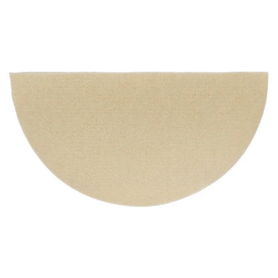 Goods of the Woods 72” x 36” Ember Sandstone Wool Half-Round Hearth Rug
