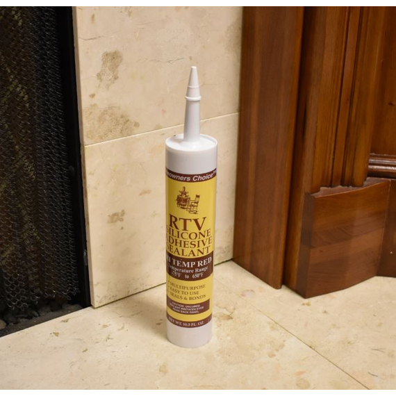 Hi-Temp Red Silicone Sealant 10.1 Fluid Ounce