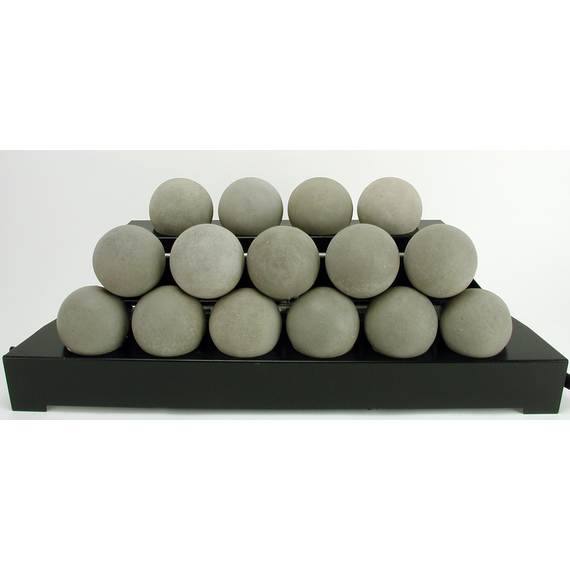 30 Inch ALTERNA FireBalls Set with Vent Free Black Burner