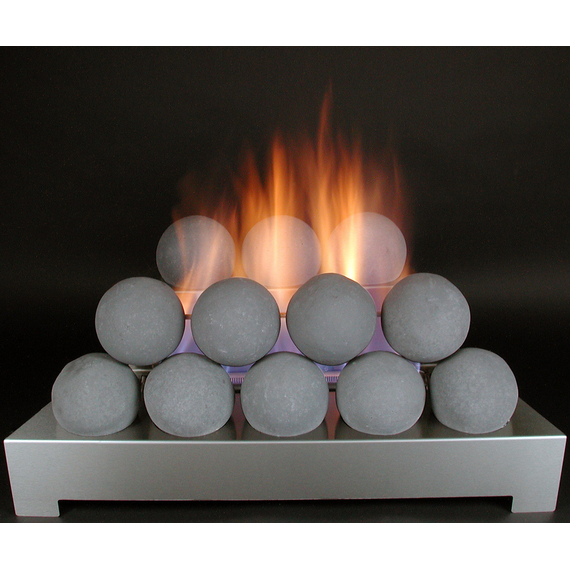 24 inch Alterna FireBalls Ventless Fireplace Gas Set from Rasmussen Gas Logs