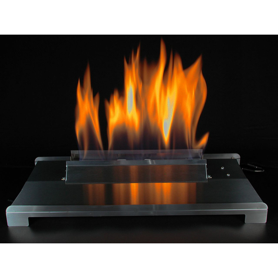 24 Inch ALTERNA FireGlitter Set with Vent Free Stainless Steel Burner