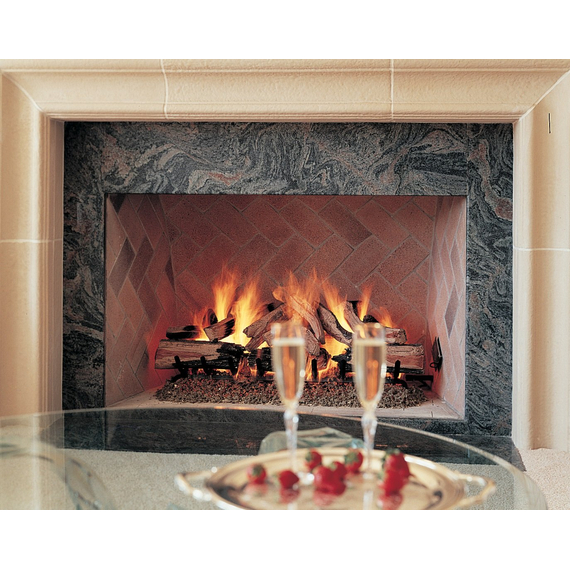 Evening CrossFire Logs with Fireplace