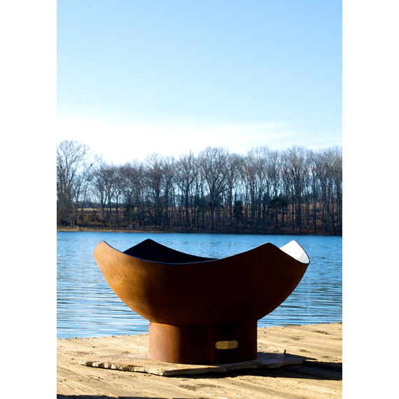 Iron oxide patina finish that will mature over time