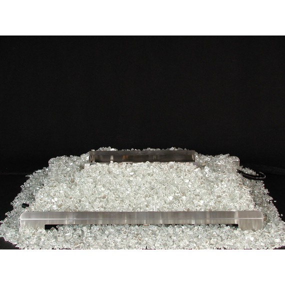 Platinum FireGlitter with No Flame (SS Burner Shown)
