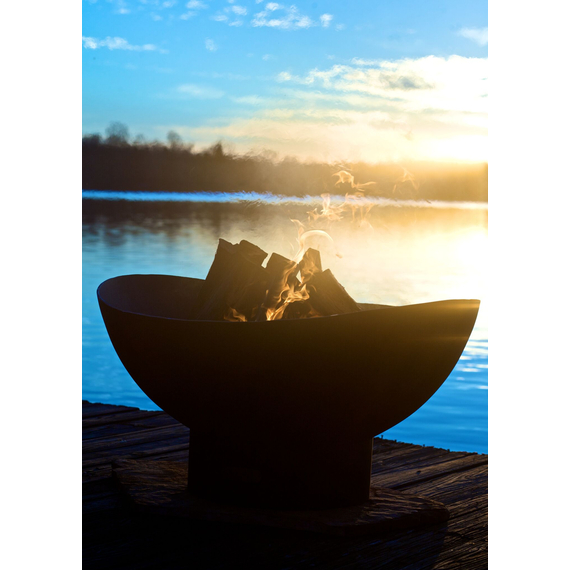 Scallops Wood Burning Fire Pit- 3