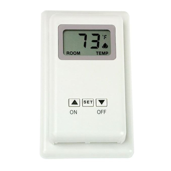 Rasmussen TS-2R Wireless Wall Thermostat Fireplace Remote Control