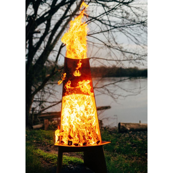 Vesuvius With Roaring Fire
