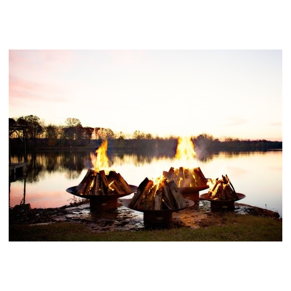 Asia Series Fire Pits Burning