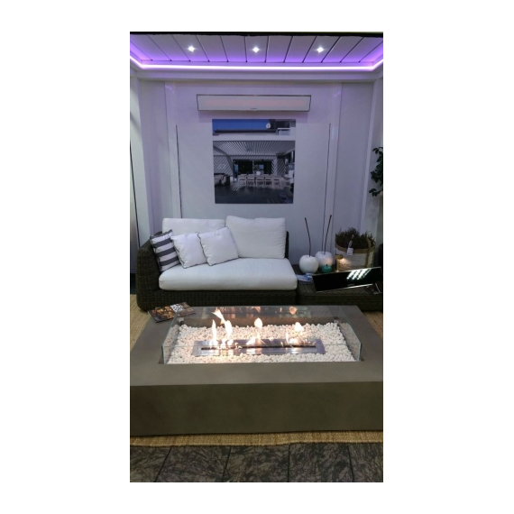 Bromic 3400W Platinum Smart-Heat Electric Heater | 220V-240V White in Living Room
