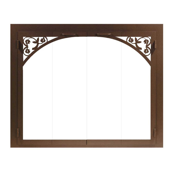 Tuscany Fireplace Masonry Door Solar Bronze Finish