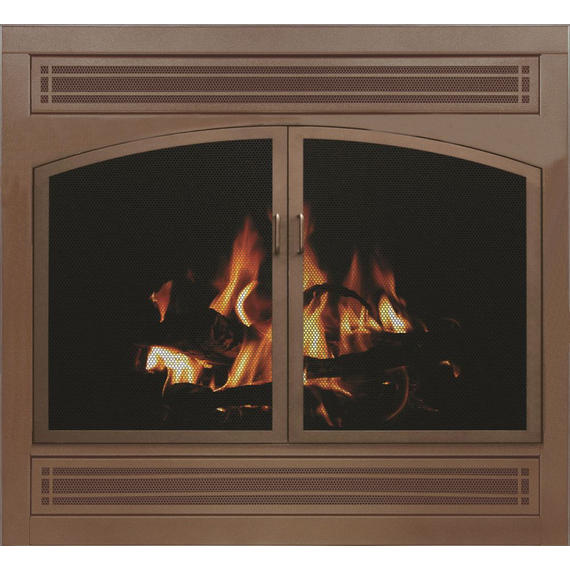 Arch Conversion Zero Clearance Gate Mesh Door Fireplace Refacing  - No Glass