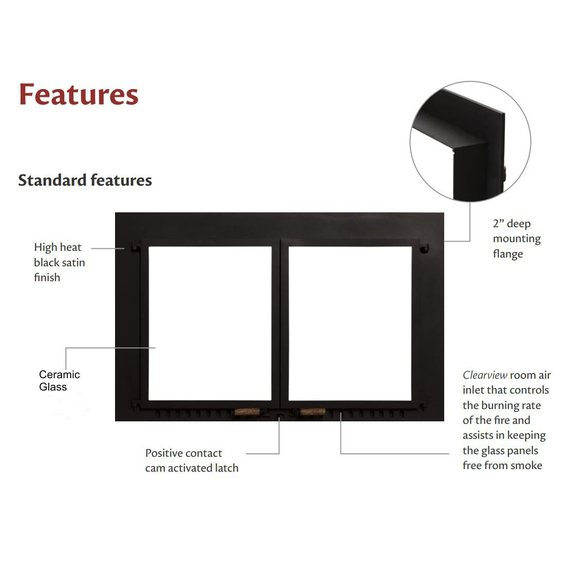 Fireplace Door Features