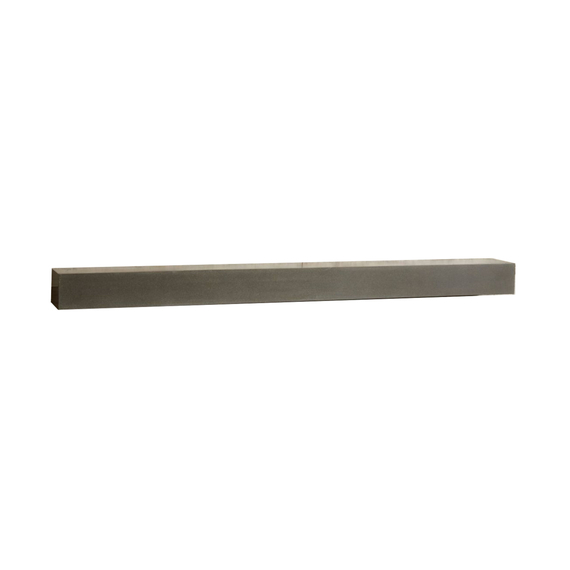 60" Polished Misty Black Concrete Fireplace Mantel Shelf