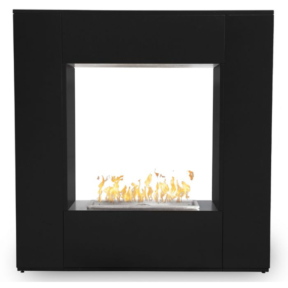 Williams Black Powder Coat Outdoor Fireplace