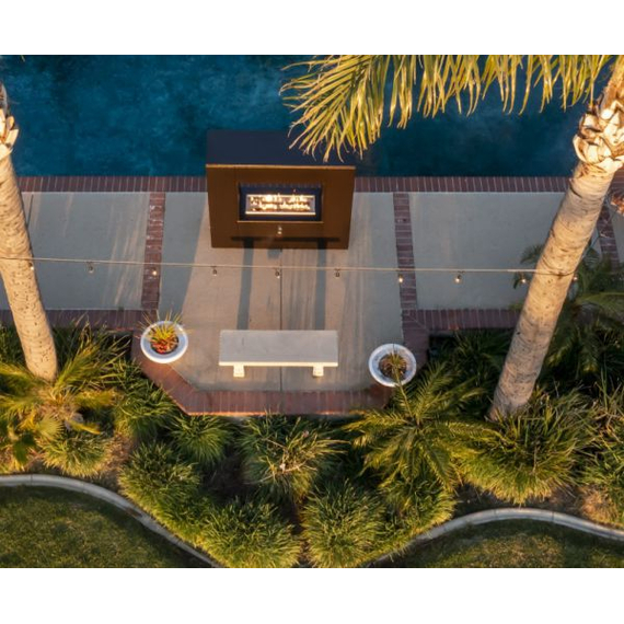 Williams Outdoor Fireplace Arial View