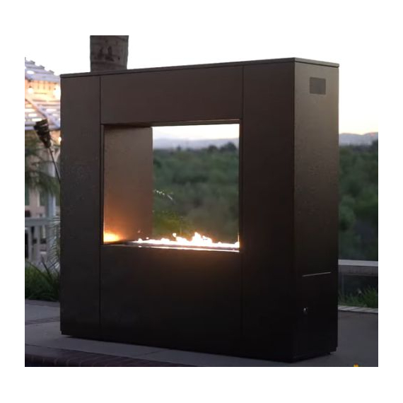 Williams Outdoor Fireplace Java Powder Coat Finish