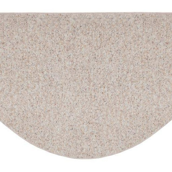 Goods of the Woods 48” x 27” Homefire Linen Half-Round Hearth Rug