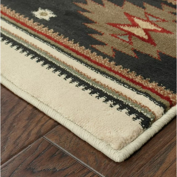 Goods of the Woods 50” x 30” Vista Desert Beige Olefin Hearth Rugs Closer Look