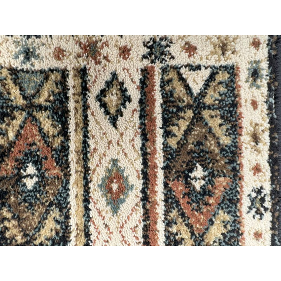 Vista Ancient Green Olefin Hearth Rugs Close Up Corner View