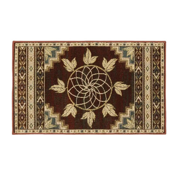 Goods of the Woods 50” x 30” Vista Ancient Red Olefin Hearth Rugs