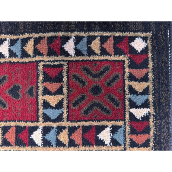 Vista Bears at Cabin Olefin Hearth Rugs Close Up Corner View