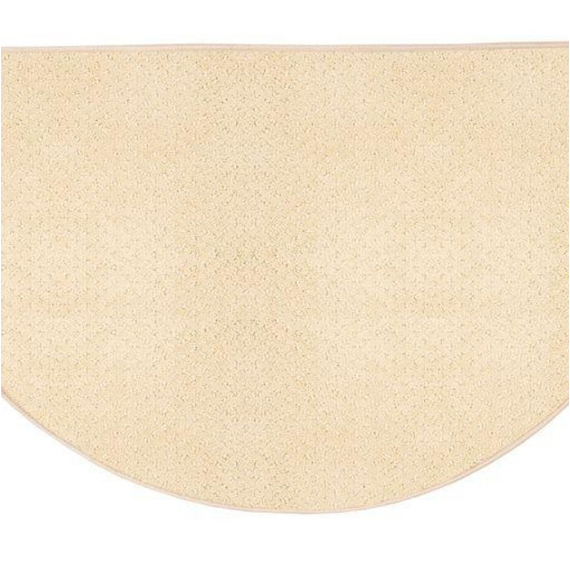 Goods of the Woods 48” x 27” Stream Sand Nylon Half-Round Hearth Rug