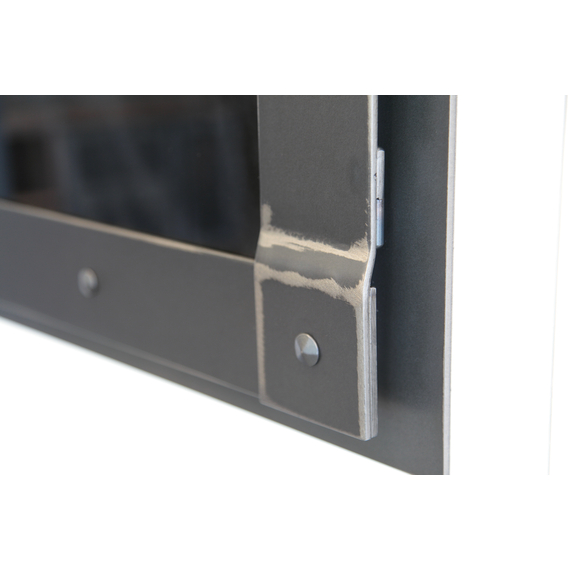 Artisian Fireplace Door Corner Detail